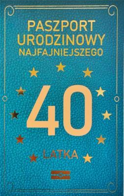 Opakowanie Karnet Urodzinowy 40 JCX - 037