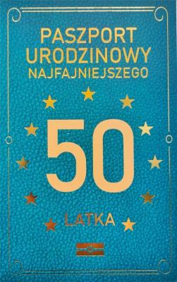 Opakowanie Karnet Urodzinowy 50 JCX - 039
