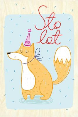 Opakowanie Karnet - Urodzinowy lisek