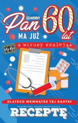 Opakowanie Karnet Urodzinowy z receptą 60 JCX - 051