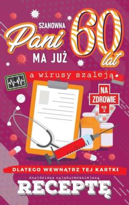 Opakowanie Karnet Urodzinowy z receptą 60 JCX - 052