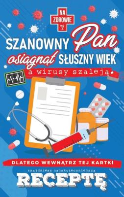 Opakowanie Karnet Urodzinowy z receptą JCX - 053