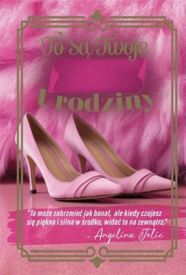 Opakowanie Karnet Urodzinowy z wymiennymi cyframi