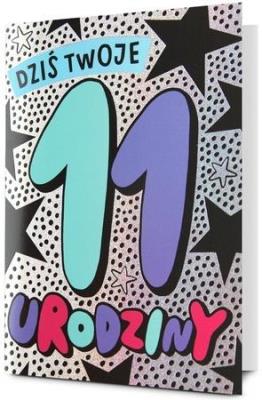 Opakowanie Karnet Urodziny 11