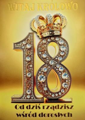 Opakowanie Karnet Urodziny 18 3K