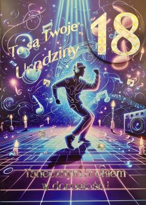 Opakowanie Karnet Urodziny 18 3K