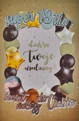 Opakowanie Karnet Urodziny 18 6K - 020