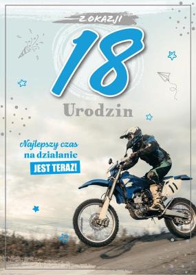 Opakowanie Karnet Urodziny 18