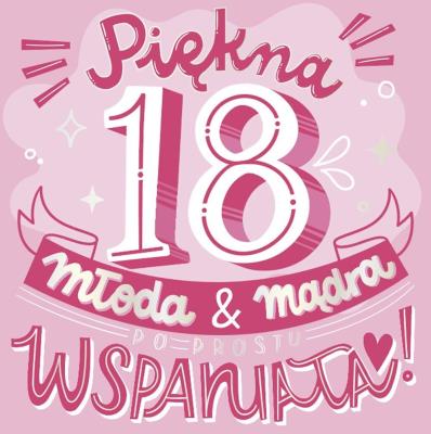 Opakowanie Karnet Urodziny 18