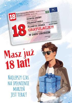 Okładka książki Karnet urodziny 18