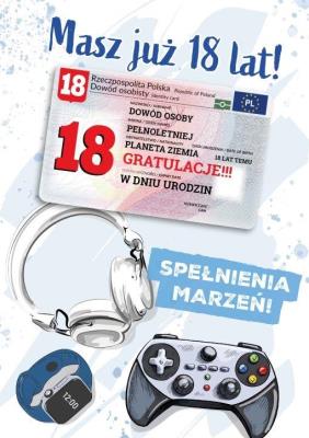 Okładka książki Karnet urodziny 18