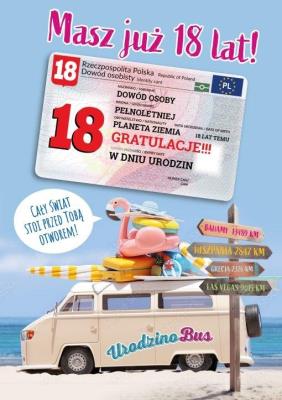 Okładka książki Karnet urodziny 18