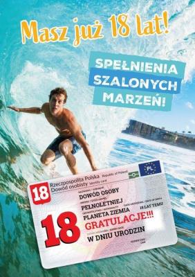 Okładka książki Karnet urodziny 18