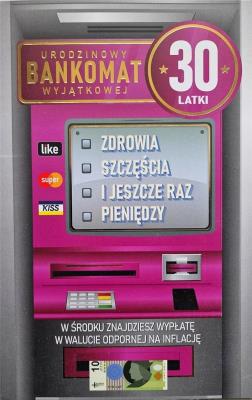 Opakowanie Karnet Urodziny 30 damskie