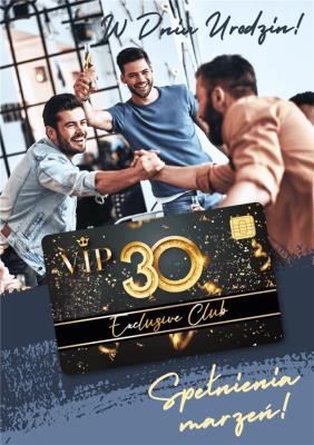 Opakowanie Karnet Urodziny 30 Gift-M