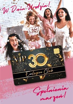 Opakowanie Karnet Urodziny 30 Gift-M