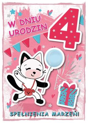 Opakowanie Karnet Urodziny 4