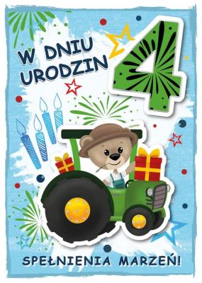 Opakowanie Karnet Urodziny 4