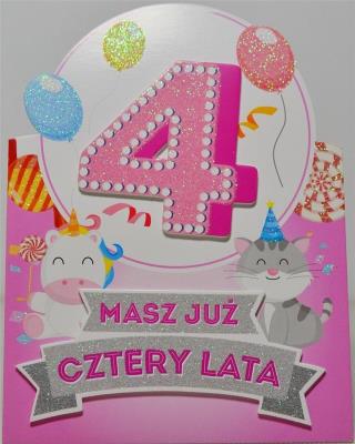 Opakowanie Karnet Urodziny 4