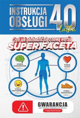 Opakowanie Karnet Urodziny 40