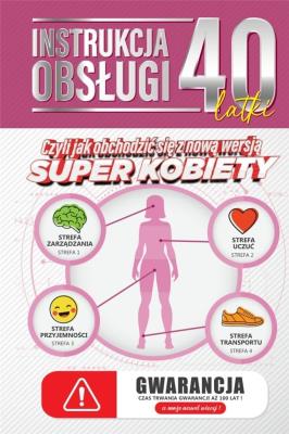 Opakowanie Karnet Urodziny 40