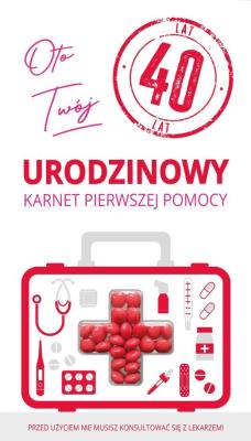 Okładka książki Karnet urodziny 40