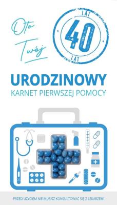 Okładka książki Karnet urodziny 40