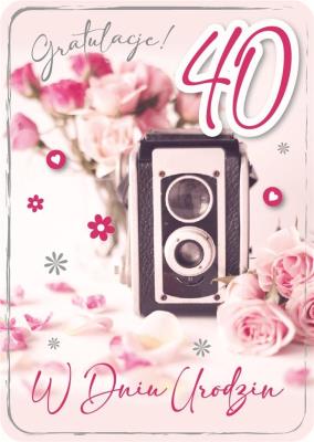Opakowanie Karnet Urodziny 40 GM