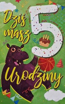 Opakowanie Karnet Urodziny 5 chłopiec