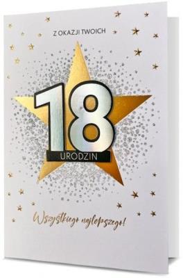 Opakowanie Karnet Urodziny 50