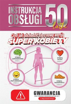 Opakowanie Karnet Urodziny 50