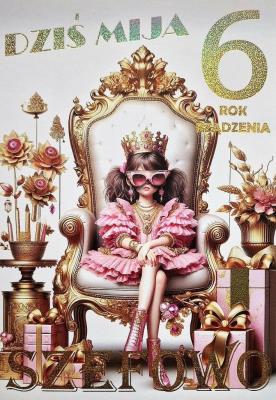 Opakowanie Karnet Urodziny 6 3K