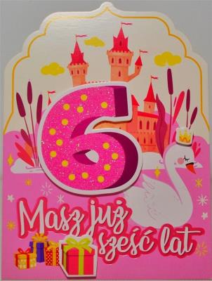 Opakowanie Karnet Urodziny 6