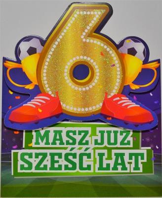 Opakowanie Karnet Urodziny 6