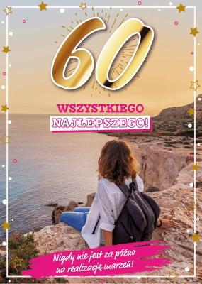 Opakowanie Karnet Urodziny 60