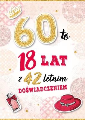 Opakowanie Karnet Urodziny 60