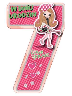 Opakowanie Karnet Urodziny 7