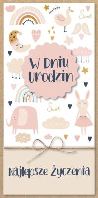 Opakowanie Karnet Urodziny