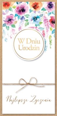 Opakowanie Karnet Urodziny