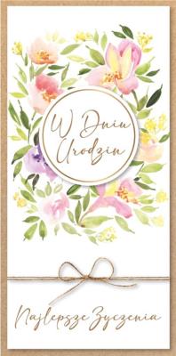 Opakowanie Karnet Urodziny