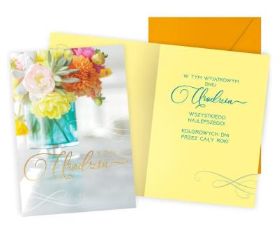 Opakowanie Karnet Urodziny