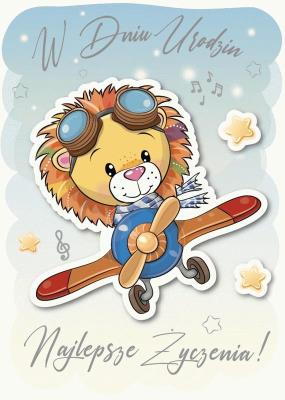 Opakowanie Karnet Urodziny