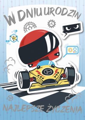 Opakowanie Karnet Urodziny