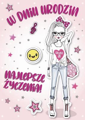 Opakowanie Karnet Urodziny