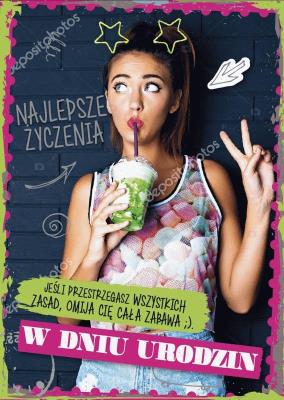 Opakowanie Karnet Urodziny