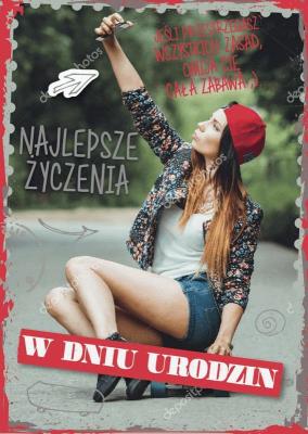 Opakowanie Karnet Urodziny