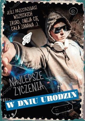 Opakowanie Karnet Urodziny