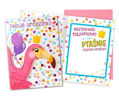 Opakowanie Karnet Urodziny