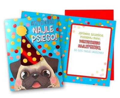 Opakowanie Karnet Urodziny