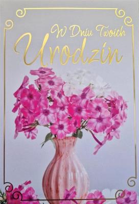 Opakowanie Karnet Urodziny